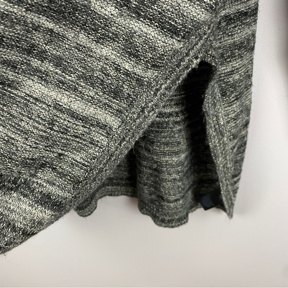 Field Flower Cowl Neck Cotton Blend Knit Sweater Medium Heathered Grey - Picture 11 of 14